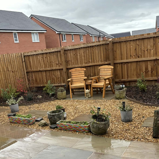 Landscape design and garden construction in Burnley, Lancashire by Next Step Landscapes